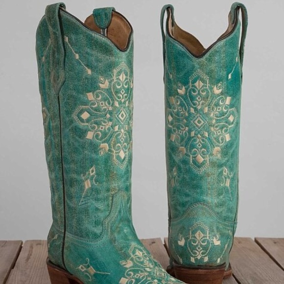 Corral Shoes - Teal turquoise Circle G by Corral boots